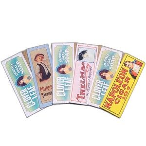 Metal Signs From 1974 Sold Individually Napoleon Cigar Clover Leaf Thelma 7x19